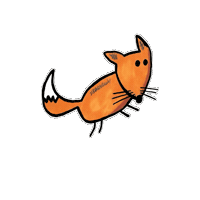 Illustration Fox Sticker by mikepop