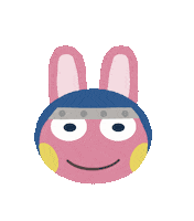 Happy Animal Crossing Sticker