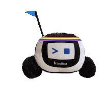 Love Is Love Smile Sticker by Kiwibot