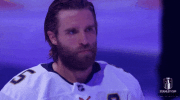 Suspicious Stanley Cup Playoffs GIF by NHL