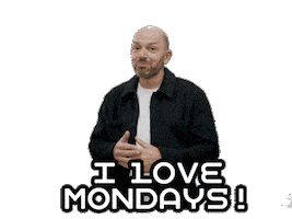 Monday Morning Sticker by Dark Web