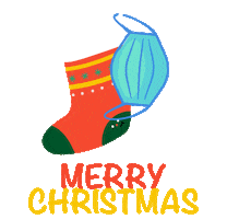 Merry Christmas Celebration Sticker