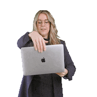 JTmediaNL thumbs up laptop jtmedia wedflix Sticker