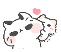 Valentines Day Cat Sticker
