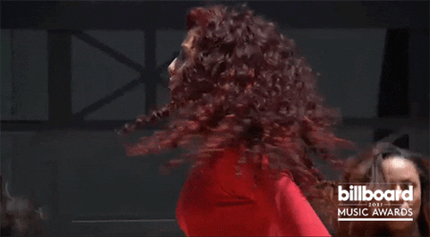 Red Carpet Hair Flip GIF by Billboard Music Awards