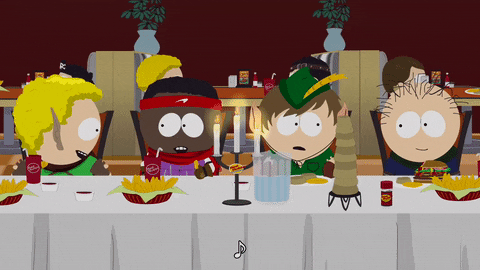 game of thrones eating GIF by South Park 