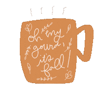 Coffee Fall Sticker