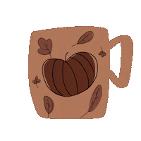 Coffee Fall Sticker