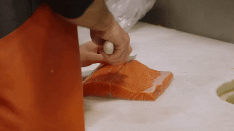fish knife GIF by F*CK, THAT'S DELICIOUS