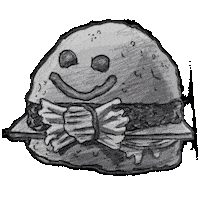 Happy Fast Food Sticker