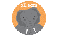 Elephant All Ears Sticker by Simon Kids