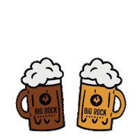 happy hour beer Sticker by BigRockBrewery