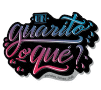 AndresCraft lettering colombia frases letras Sticker