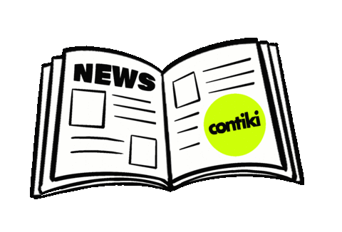 News Newspaper Sticker by Contiki