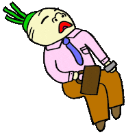 control center sleeping Sticker