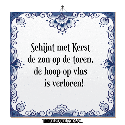 Winter Hoop Sticker by Tegelspreuken.nl