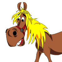 Horse Wastl Sticker by Hotel Neubergerhof