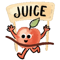 Apple Juice Sticker by Gabe