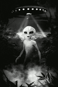 3d ufo GIF