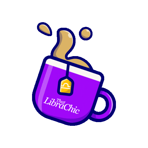 Drink Tea Sticker by thatlibrachic