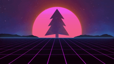 Outrun Christmas Eve GIF by Momentum Church