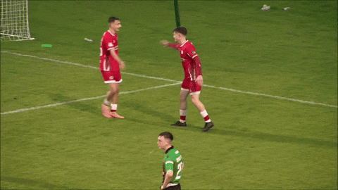 Celebration Congratulations GIF by Cliftonville Football Club