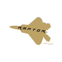 Air Force Jet Sticker by RampCheckGlobal