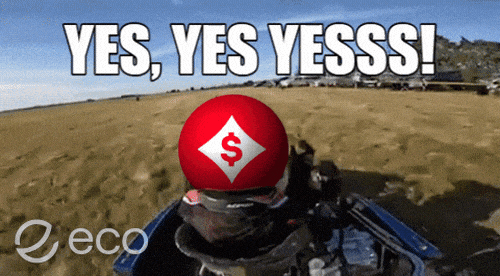 To The Moon Crypto GIF by Eco