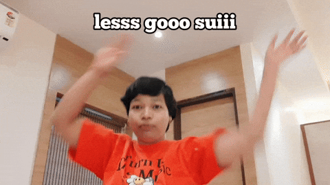 Celebrating Lets Go GIF