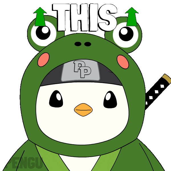 Penguin Yes Sticker by Pudgy Penguins