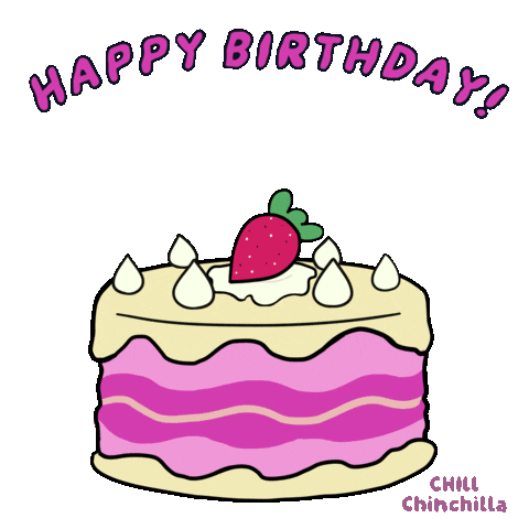 Happy Birthday Cake Sticker by VeeFriends