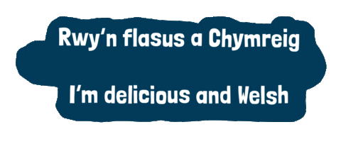 llaethyllan giphyupload wales cymraeg yogurt Sticker