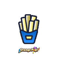 Mobile Game Burger Sticker by Orange Pop! by Kenan & Kel