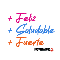 Fitness Feliz Sticker by crosstrainingcol