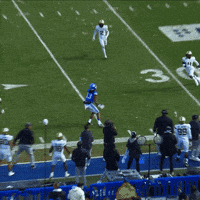 Byu Football Catch GIF by BYU Cougars