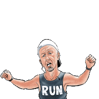 Run Running Sticker by eBibs