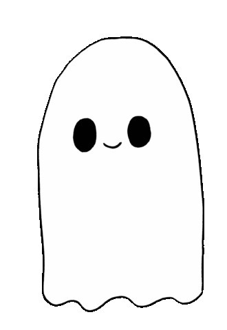 Halloween Ghost Sticker by Rainbow Brains