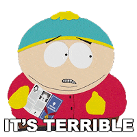 This Is Bad Eric Cartman Sticker by South Park