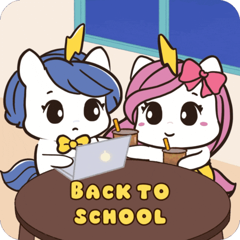 Back To School Study Time GIF by Brave Unicorn