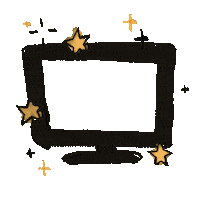 Cartoon Glow Sticker by CAST ME App