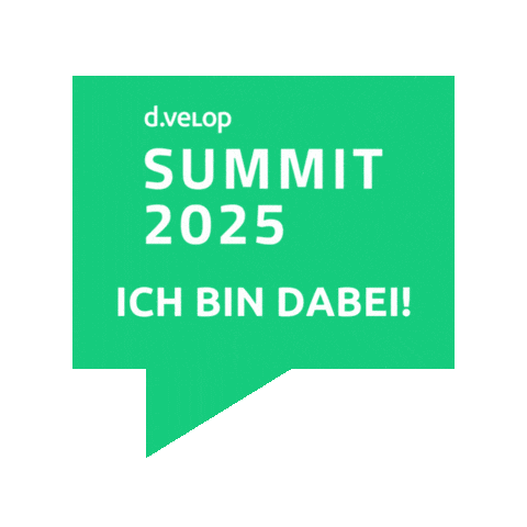 Summit Dabei Sticker by d.velop