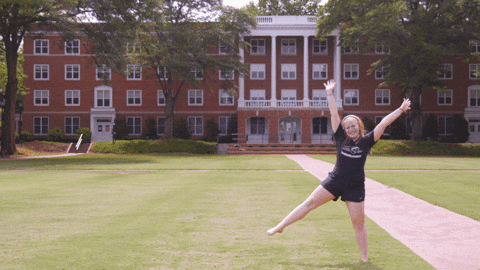 Lu Cartwheel GIF by Longwood University
