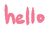 Rainbow Hello Sticker