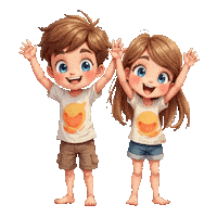 Boys Girls Jump Rope Sticker