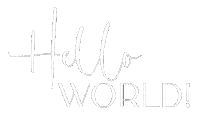 Hello World Travel Sticker by Juwel-lettering