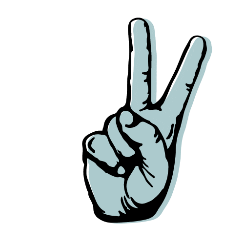 Sunglasses Peace Sticker by smykker