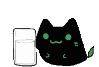 Cat Water Sticker