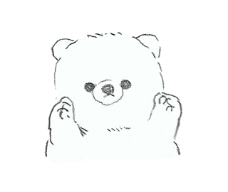 Bear シロクマ Sticker