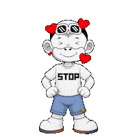 Just Stop Too Much Sticker by Zhot