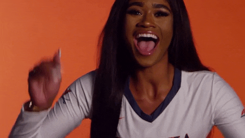 VirginiaAthletics giphyupload uva virginiasports uvavolleyball GIF